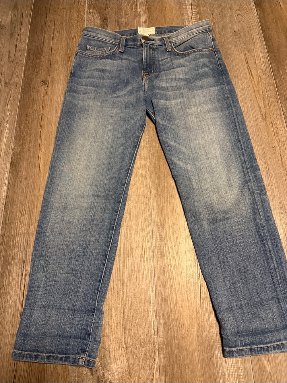 Current/Elliott "The Boyfriend" style jean in the "Super Loved" wash